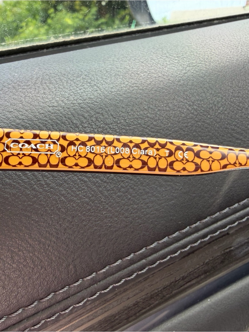 Coach Women's Ciara Sunglasses - Signature Pattern - Brown - Picture 3 of 4